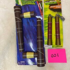Teenage Mutant Ninja Turtles Toy Weapons Set – Raphael & Michelangelo